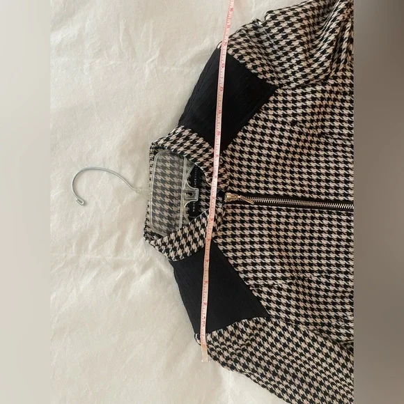 White House Black Market Houndstooth Blazer Jacket - Picture 11 of 11